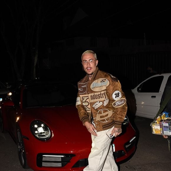 MC Daniel na festa promovida pelo filho de Faustão