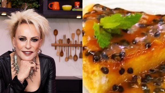 Nem cenoura, nem laranja: aprendi com Ana Maria Braga um bolo de maracujá fitness, sem glúten e sem lactose, que é minha nova obsessão na dieta - e o melhor é a calda irresistível!