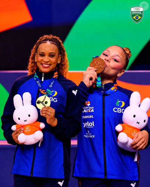 Flávia Saraiva conquistou o bronze um dia após a medalha de ouro de Rebeca Andrade
