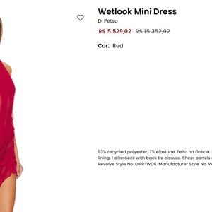 Virgínia Fonseca usou vestido míni de grife grega avaliado em R$ 5.500 para visita ao barracão da Grande Rio