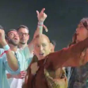 Internautas especularam um romance entre Grazi Massafera e João Vicente após os dois serem registrados durante o show de Anitta