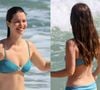 Nathalia Dill foi à praia de São Conrado, no Rio de Janeiro, neste domingo, 27 de setembro de 2026