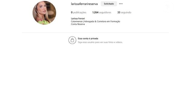 Ex-amante de Dimitri Payet, Larissa Natalya Ferrari possui contas privadas no Instagram; advogada rotulou jogador como 'agressivo' e 'controlador'