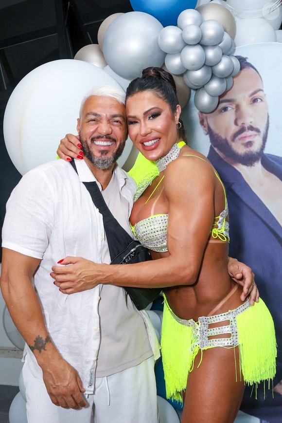 Gracyanne Barbosa já foi casada com o cantor Belo.