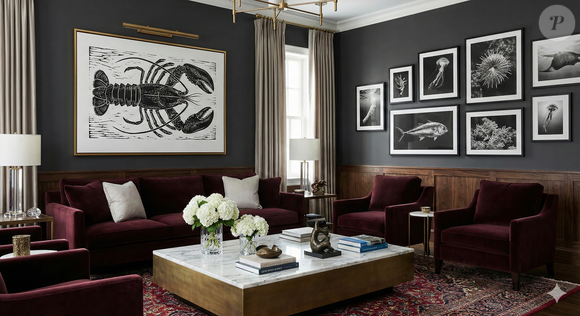 A tendência de decoração em 2026 é a lagosta: ela pode aparecer em ambientes sofistacados e neutros