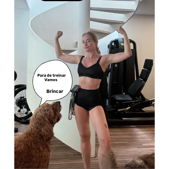 Angélica ainda brincou nos stories com o julgamento de Gringa, sua cachorrinha