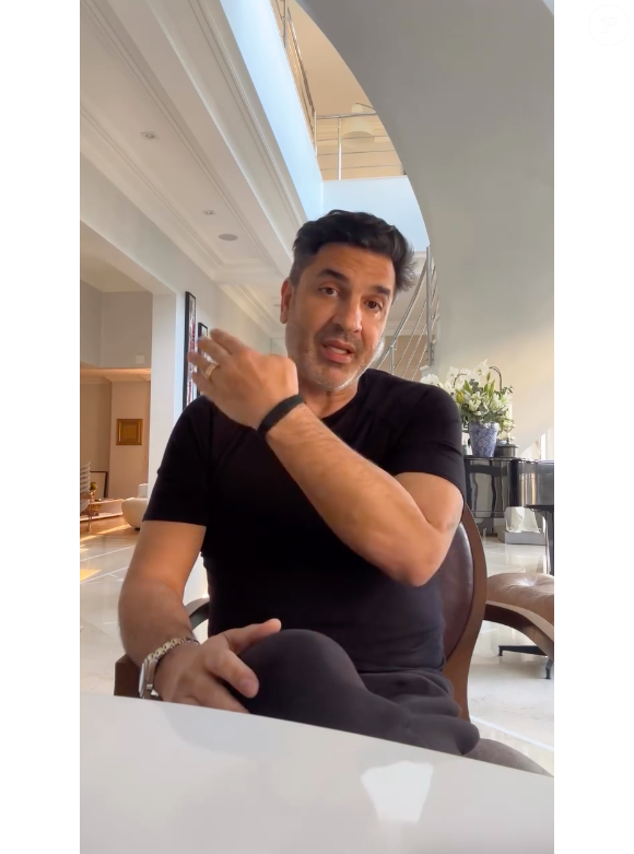 Edu Guedes recebeu alta médica antes da hora e garantiu que está se recuperando bem