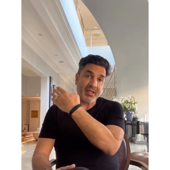 Edu Guedes recebeu alta médica antes da hora e garantiu que está se recuperando bem