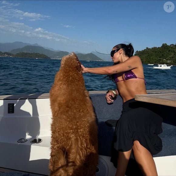 Dua Lipa se encantou pela pet mais famosa de Angélica