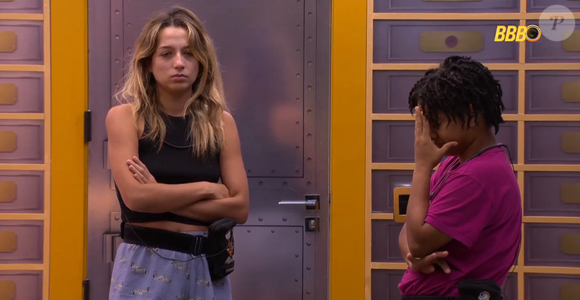 ‘BBB 26’: Milena não escondeu a expressão de choque no anúncio da expulsão de Edilson Capetinha