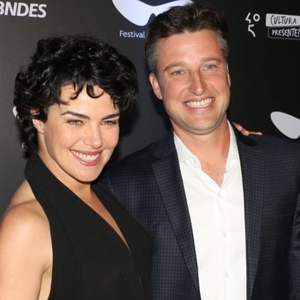 Ana Paula Arósio com o marido, o cavaleiro Henrique Plombon Pinheiro