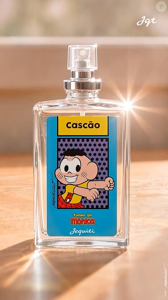 Conhecido por sua aversão à água, o Cascão agora assina um perfume: a nova colônia da Jequiti combina notas de abacaxi, bergamota e limão para criar uma sensação de frescor e limpeza