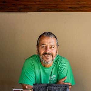 Marcos Palmeira é proprietário da marca Vale das Palmeiras, que produz chocolates, laticínios e diversos produtos orgânicos