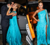 Vestido azul com capa até o chão, joias de R$ 450 mil e Rolls-Royce de R$ 11 milhões: Cela Lopes, influenciadora que 'brinca' de ser milionária, faz 25 anos no 6º melhor hotel do mundo