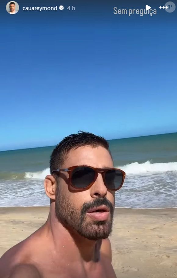 Longe das gravações, Cauã Reymond mostrou que segue cuidando do corpo 'sem preguiça'
