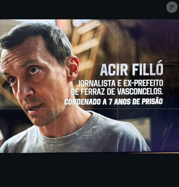 Marcos de Andrade, ator de ‘Tremembé’, minimizou a polêmica com Acir Filló, jornalista e político que ele interpretou na série da Prime Video