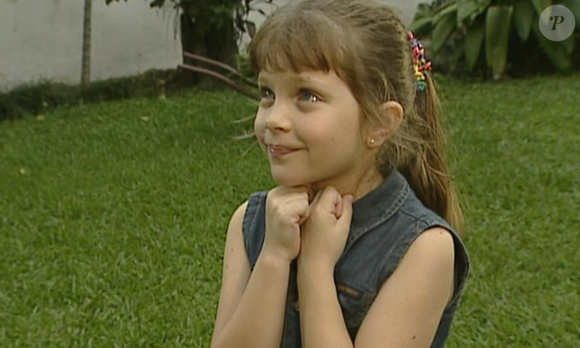 Cecília Dassi também é outra ex-atriz afastada da Globo que começou a carreira muito jovem. Na foto em questão, ela deu vida à Sandrinha em 'Por Amor'.