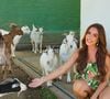 Nicole Bahls tem sítio onde se encontram capela e heliponto