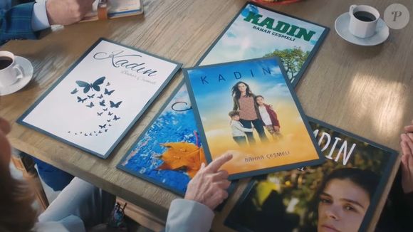 Fazilet revela a Bahar ter decidido colocar apenas o nome da viúva na capa do livro que escreveram na novela 'Força de Mulher', última semana, capítulo de 30 de junho de 2025, segunda-feira