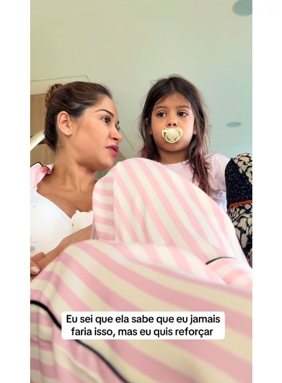 Maira Cardi pediu desculpas à filha Sophia após ameaça: 'Falei umas coisas horríveis, não deveria ter gritado com você, fiquei com muito remorso. Você não merece, é uma filha maravilhosa'