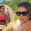 Nada de dieta, mas treino em dia: Deborah Secco exibe barriga trincada durante viagem com a filha e entrega atitude. 'Equilíbrio é tudo'