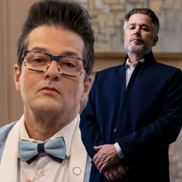 Crô (Marcelo Serrado) vai ser o cuidador de Ferette (Murilo Benício) no hospítal em 'Três Graças'