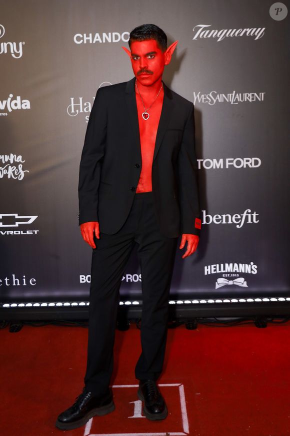 Baile de Halloween da Sephora 2025: Matheus Carrilho se fantasiou de demônio para a festa