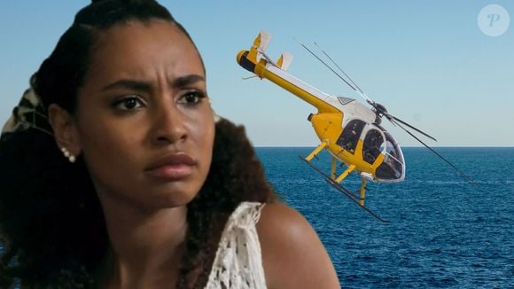 Viola (Gabz) tem acidente trágico em helicóptero na novela Mania de Você