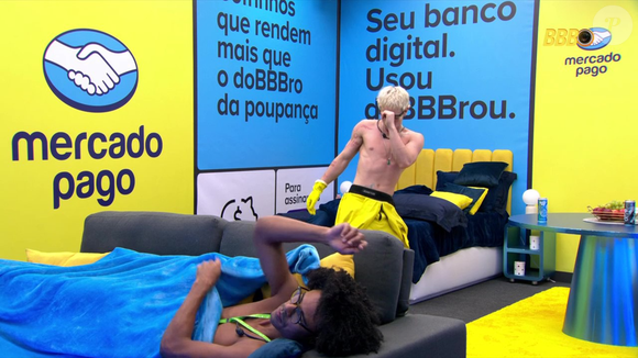 Breno e Juliano Floss assistem 'fofocas' do Quarto Secreto no BBB 26