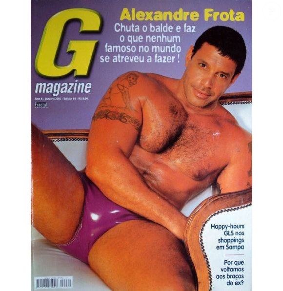 Alexandre Frota protagonizou ensaios icônicos para a G Magazine