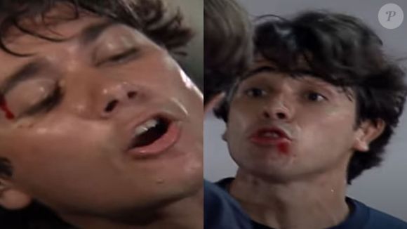 Em 'História de Amor, Caio (Ângelo Paes Leme) e Bruno (Claudio Lins) tiveram diversas brigas