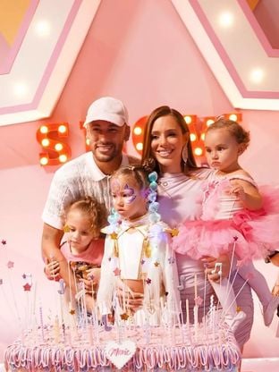 O buffet de luxo da festa de três anos de Mavie, filha de Neymar