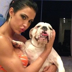 Bellety, uma buldogue inglês de 13 anos, faleceu devido a problemas de saúde relacionados à idade