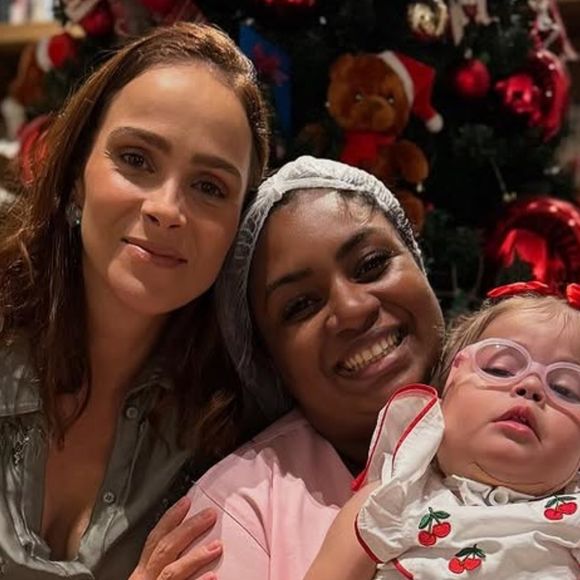 Com filha na UTI há 6 dias, Letícia Cazarré atualizou o estado de saúde de Maria Guilhermina: 'Dando susto no papai, Juliano Cazarré'