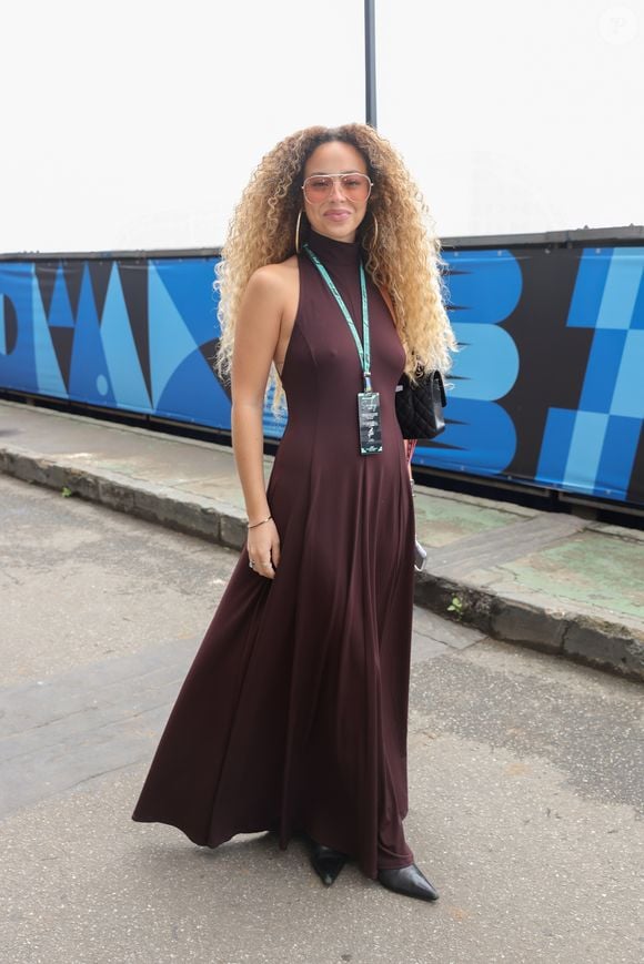 A influenciadora Júlia Rodrigues  no Grande Prêmio de Fórmula 1 em São Paulo, neste domingo, 9 de novembro de 2025