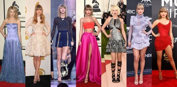 Antes e depois de Taylor Swift em 100 fotos: a evolução da beleza e looks da cantora do 1ª álbum até 'The Life of a Showgirl'