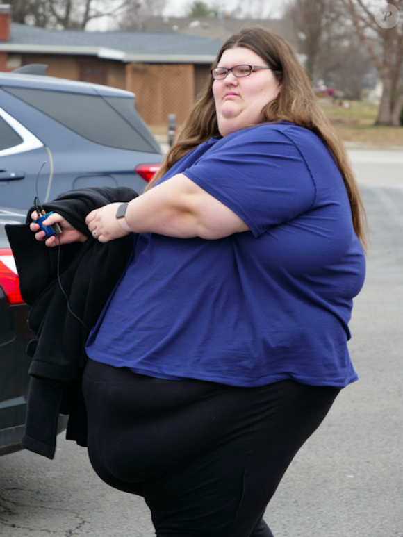 Megan pesava 274 quilos aos 24 anos quando participou da oitava temporada de 'Quilos Mortais'