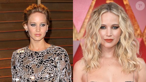 Antes e depois de Jennifer Lawrence: apesar das mudanças de visual, a atriz ainda mantém uma beleza jovial e super parecida com seus 20 anos