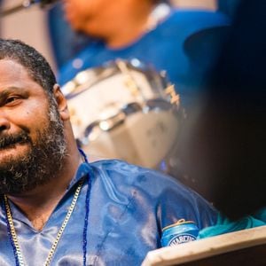 RIO DE JANEIRO, BRAZIL - OCTOBER 16: Arlindo Cruz performs live on stage on October 16, 2010 in Rio de Janeiro, Brazil. (Photo by Mauricio Santana/Getty Images)