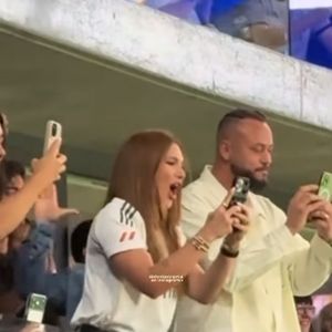Virgínia Fonseca foi flagrada por uma fã muito animada vendo os gols de Vini Jr.