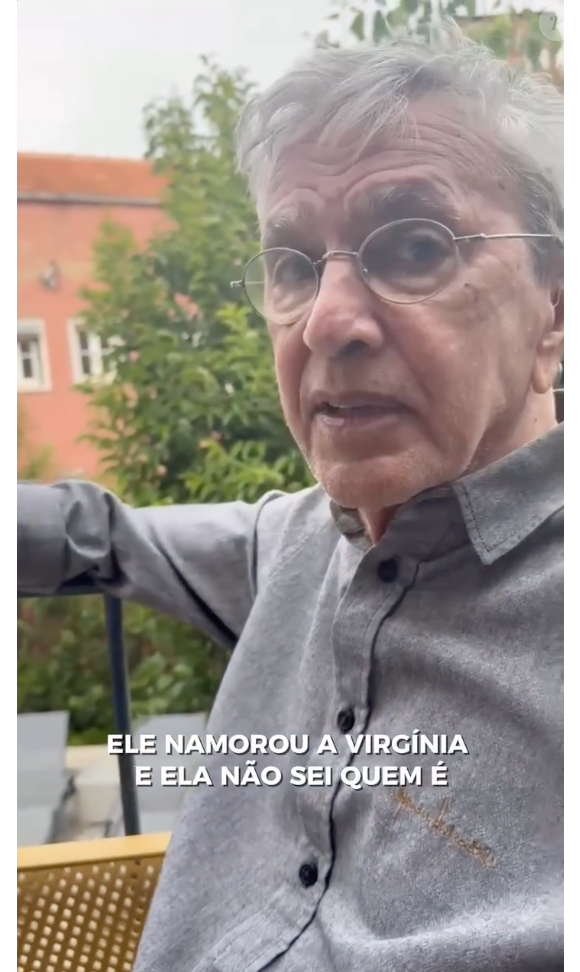 Em seguida, Paula Lavigne contou para Caetano Veloso que Virgínia era a namorada de Vini Jr., o deixando por dentro do mundinho dos famosos da internet