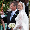 Renda histórica, véu de tule e cauda de 3 metros: o vestido de noiva de Harriet Sperling no casamento com Peter Phillips é pura inspiração; fotos