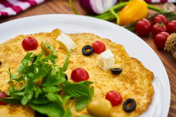Omeletes tambéme estão presentes no cardápio diário de Shakira
