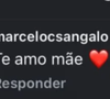‘Te amo, mãe’, escreveu Marcelo em post onde Ivete Sangalo aparece no hospital