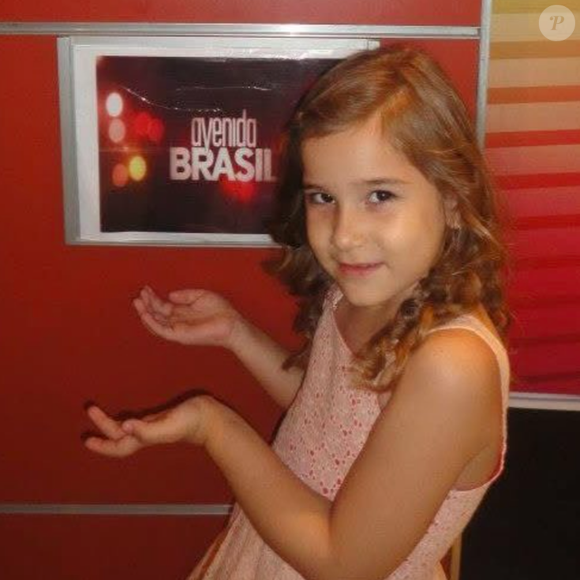 Duda Wendling foi sobrinha de Rafael Cardoso em novela da Globo