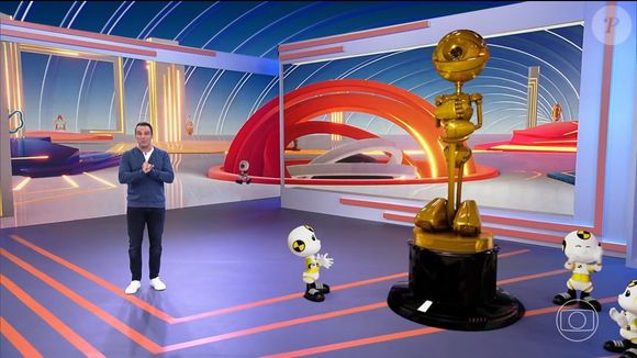 Tadeu Schmidt homenageou Fernanda Torres, indicada ao Oscar 2025, no 'BBB 25'