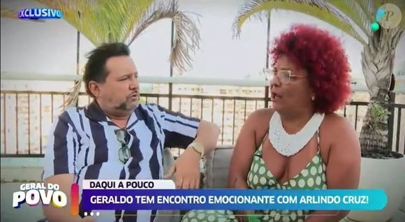 Mulher de Arlindo Cruz faz revelação forte para Geraldo Luís na estreia do seu programa na Rede TV