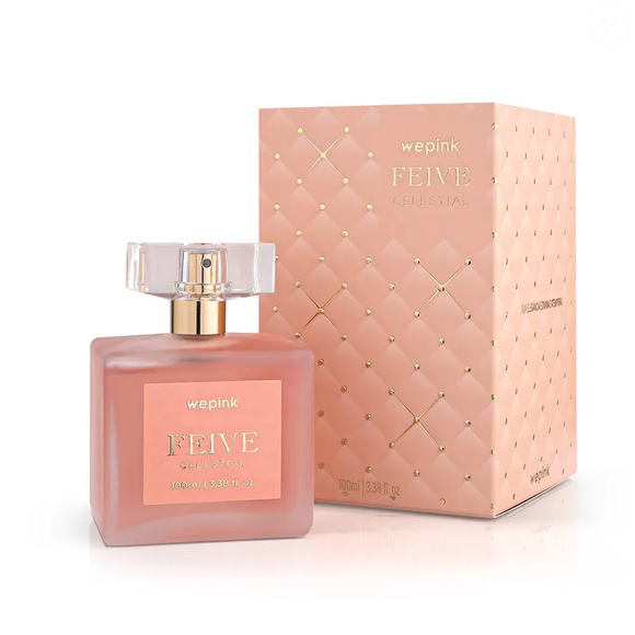 O Feive Celestial, da Wepink, combina gengibre, tangerina e pera em uma abertura vibrante, seguida por um coração floral de flor de laranjeira, lírio-do-vale e rosa. A fragrância é uma alternativa para quem procura um perfume fresco e com personalidade para o ambiente profissional