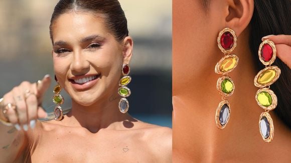 Virgínia Fonseca usa Shopee? Brinco vintage usado em anúncio da Grande Rio está à venda por menos de R$ 30