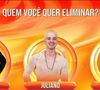 No 13º Paredão do ‘BBB 26’, Juliano Floss, Chaiany e Marciele disputam a preferência do público